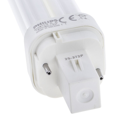 G24d-2 2D Shape CFL Bulb, 18 W, 2700K, Warm White Colour Tone