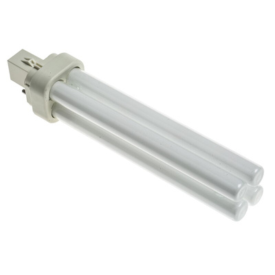 G24d-3 2D Shape CFL Bulb, 26 W, 2700K, Warm White Colour Tone