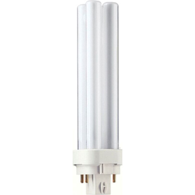 G24q-1 2D Shape CFL Bulb, 13 W, 2700K, Warm White Colour Tone