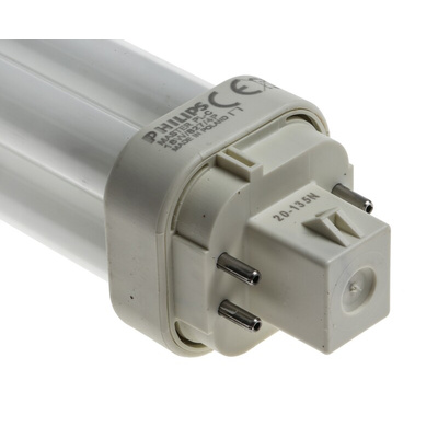 G24q-2 2D Shape CFL Bulb, 18 W, 2700K, Warm White Colour Tone