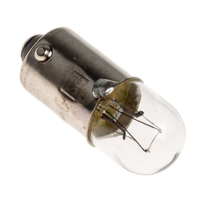 RS PRO BA9s Indicator Light, Clear, 30 V, 66 mA, 5000h