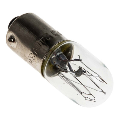 RS PRO BA9s Indicator Light, Clear, 240 V, 13 mA, 1000h