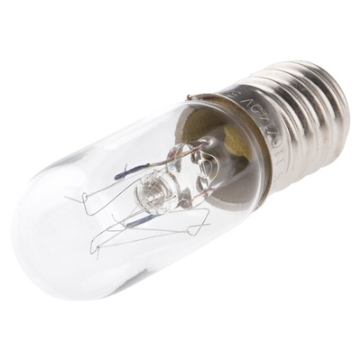 RS PRO E14 Indicator Light, Clear, 110 → 140 V, 50 mA, 3000h
