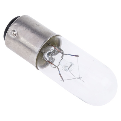 RS PRO BA15d Indicator Light, Clear, 24 V, 200 mA, 3000h