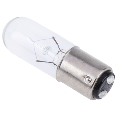 RS PRO BA15d Indicator Light, Clear, 24 V, 200 mA, 3000h