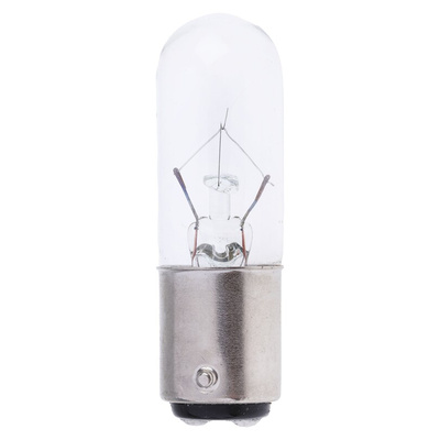 RS PRO BA15d Indicator Light, Clear, 24 V, 200 mA, 3000h