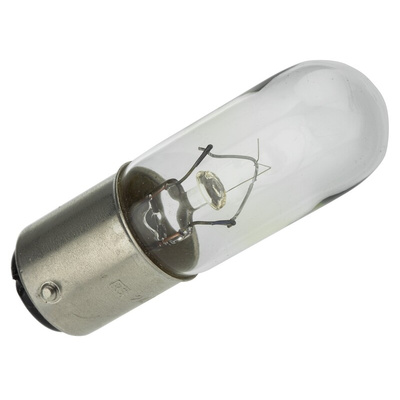 RS PRO BA15d Indicator Light, Clear, 24 → 30 V, 250 mA, 3000h
