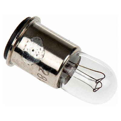 RS PRO Midget Flange Indicator Light, Clear, 28 V, 40 mA, 20000h