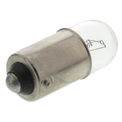 RS PRO BA9s Indicator Light, Clear, 24 V, 50 mA, 10000h