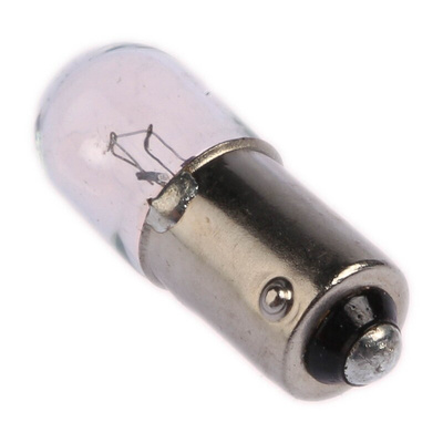 RS PRO BA9s Indicator Light, Clear, 24 V, 50 mA, 5000h