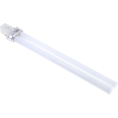 G23 Twin Tube Shape CFL Bulb, 11 W, 4000K, Cool White Colour Tone