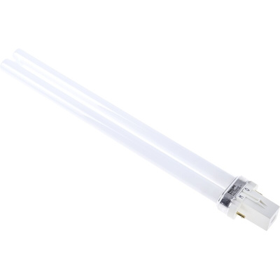 G23 Twin Tube Shape CFL Bulb, 11 W, 4000K, Cool White Colour Tone