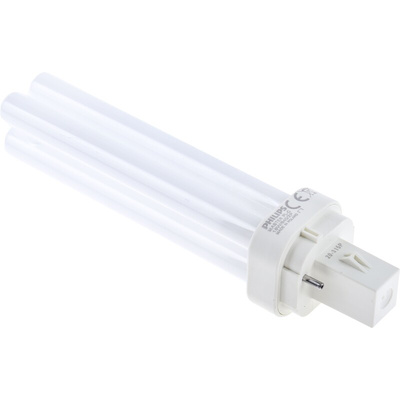 G24d-2 Quad Tube Shape CFL Bulb, 18 W, 4000K, Cool White Colour Tone