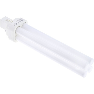 G24d-3 Quad Tube Shape CFL Bulb, 26 W, 4000K, Cool White Colour Tone