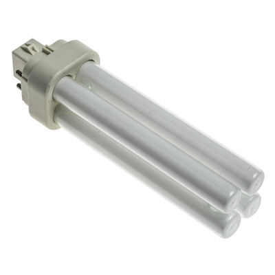 G24q-1 Quad Tube Shape CFL Bulb, 13 W, 4000K, Cool White Colour Tone
