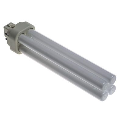 G24q-3 Quad Tube Shape CFL Bulb, 26 W, 4000K, Cool White Colour Tone