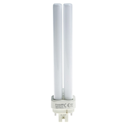 G24q-3 Quad Tube Shape CFL Bulb, 26 W, 4000K, Cool White Colour Tone
