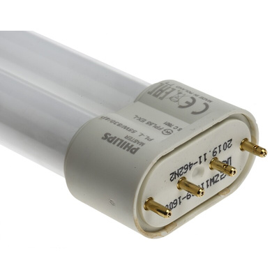 2G11 Twin Tube Shape CFL Bulb, 55 W, 3000K, Warm White Colour Tone