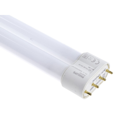 2G11 Twin Tube Shape CFL Bulb, 55 W, 4000K, Cool White Colour Tone