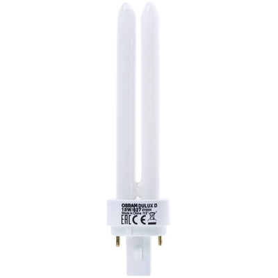 G24d-2 DULUX Quad Tube Shape CFL Bulb, 18 W, 2700K, Extra Warm White Colour Tone