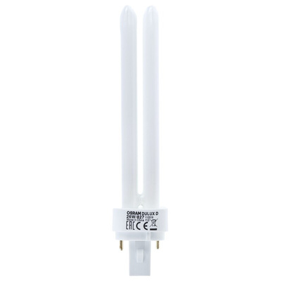 G24d-3 DULUX Quad Tube Shape CFL Bulb, 26 W, 2700K, Extra Warm White Colour Tone
