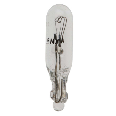 RS PRO Wedge Indicator Light, Clear, 28 V, 40 mA, 10000h