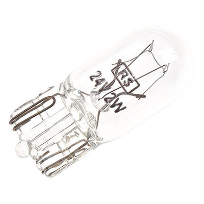 RS PRO Wedge Indicator Light, Clear, 24 V, 83 mA, 5000h