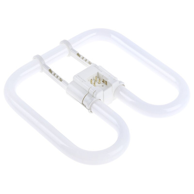 GR10q 2D Shape CFL Bulb, 28 W, 3500K, Warm White Colour Tone