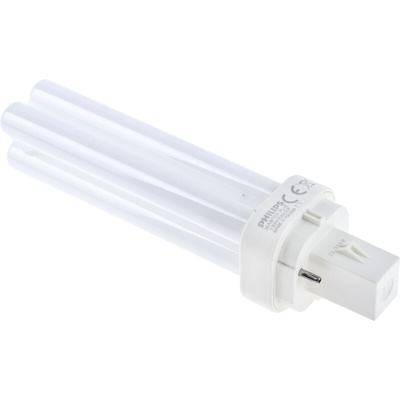 G24d-1 2D Shape CFL Bulb, 13 W, 3000K, Warm White Colour Tone