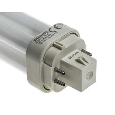 G24q-2 2D Shape CFL Bulb, 18 W, 3000K, Warm White Colour Tone