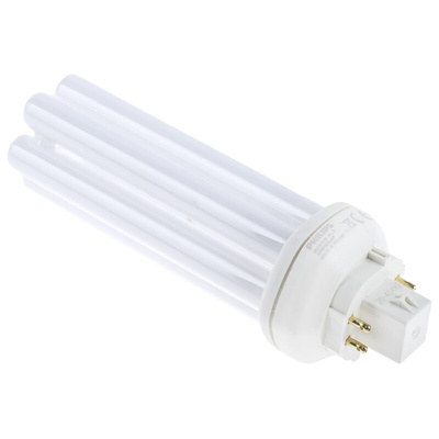 GX24q-3 Six Tube Shape CFL Bulb, 32 W, 3000K, Warm White Colour Tone