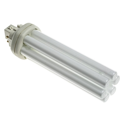 GX24q-4 Six Tube Shape CFL Bulb, 42 W, 4000K, Cool White Colour Tone
