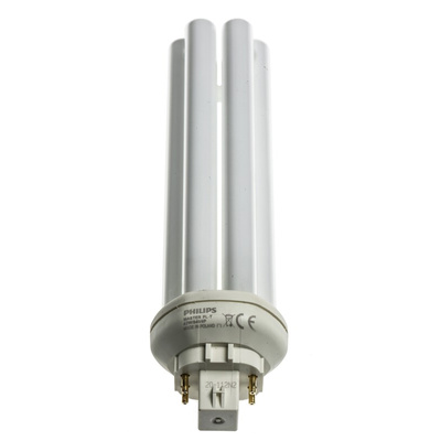 GX24q-4 Six Tube Shape CFL Bulb, 42 W, 4000K, Cool White Colour Tone