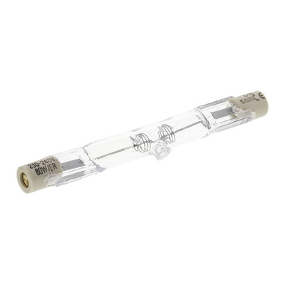 Orbitec 80 W Clear Linear Halogen Lamp R7s, Linear, 240 V ac, 8mm