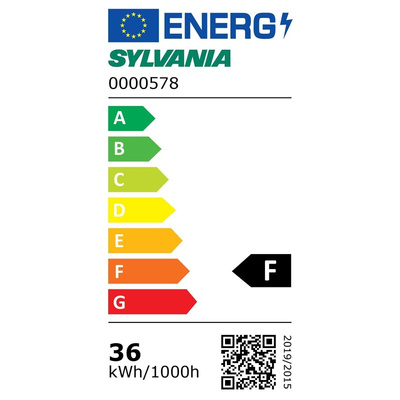 Sylvania 36 W T8 Fluorescent Tube, 3350 lm, 1200mm, G13