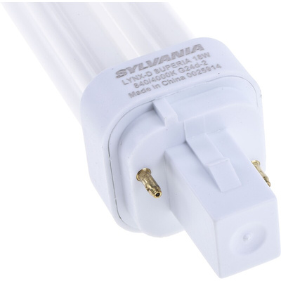 G24d-2 Stick Shape CFL Bulb, 18 W, 4000K, Cool White Colour Tone