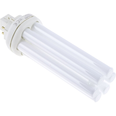 GX24q-3 Quad Tube Shape CFL Bulb, 32 W, 4000K, Cool White Colour Tone