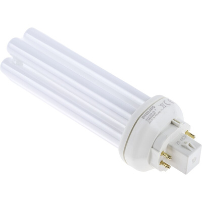 GX24q-3 Quad Tube Shape CFL Bulb, 32 W, 4000K, Cool White Colour Tone