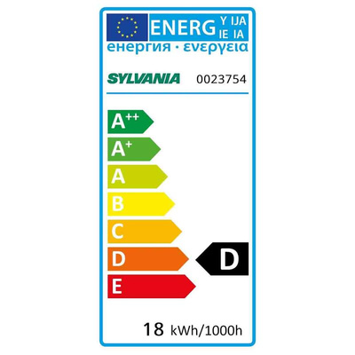 Sylvania 18 W Halogen Capsule Bulb G9, 230 V, 14mm