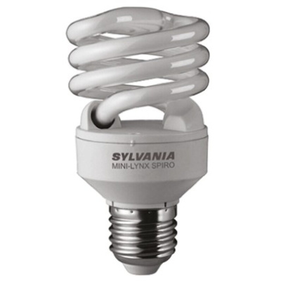 E27 Spiral Shape CFL Bulb, 20 W, 2700K