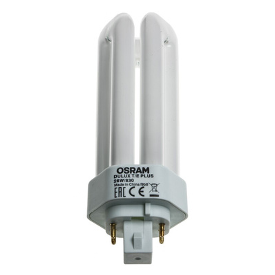GX24q DULUX Triple Tube Shape CFL Bulb, 26 W, 3000K, Warm White Colour Tone
