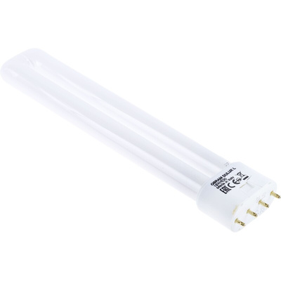 2G11 DULUX Quad Tube Shape CFL Bulb, 18 W, 3000K, Warm White Colour Tone