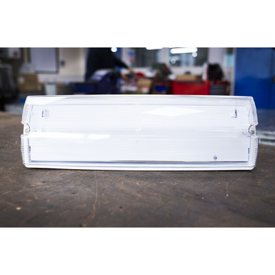 RS PRO LED Emergency Lighting, Bulkhead, 3 W, Maintained