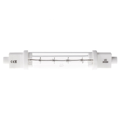 RS PRO 200 W R7S Infrared (IR) Heat Lamp 118 mm, 230 V