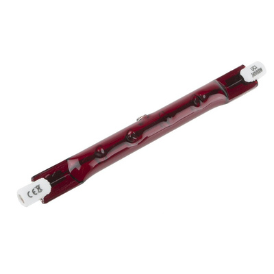 RS PRO 500 W R7S Infrared (IR) Heat Lamp 118 mm, 230 V