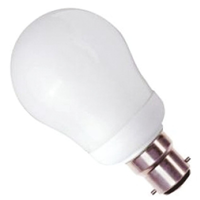 B22d Oval Shape CFL Bulb, 9 W, 2700K, Warm White Colour Tone