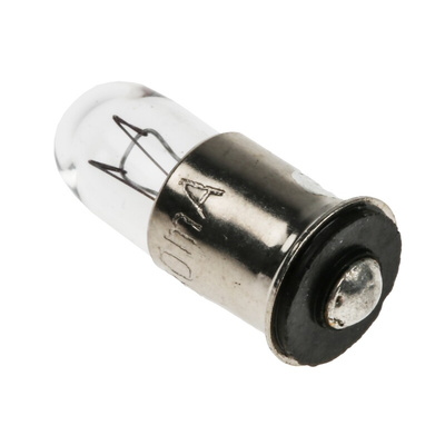 RS PRO Midget Flange Indicator Light, Clear, 28 V, 80 mA, 2000h
