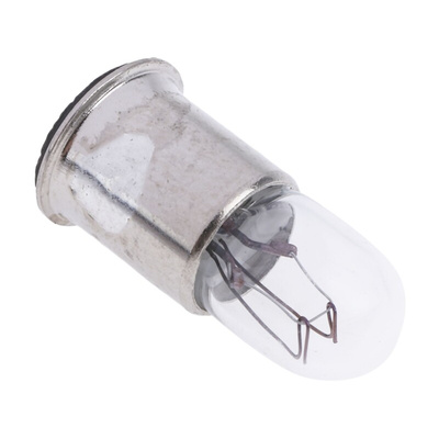 RS PRO Midget Flange Indicator Light, Clear, 28 V, 40 mA, 4000h