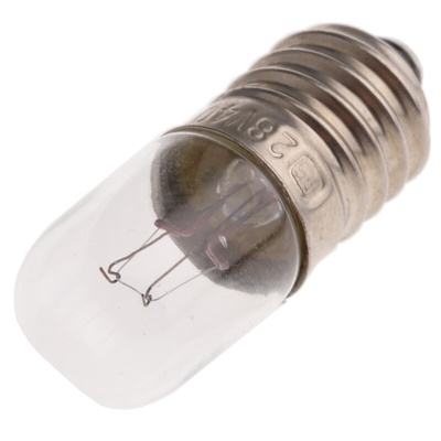 RS PRO E10 Indicator Light, Clear, 28 V, 40 mA, 4000h