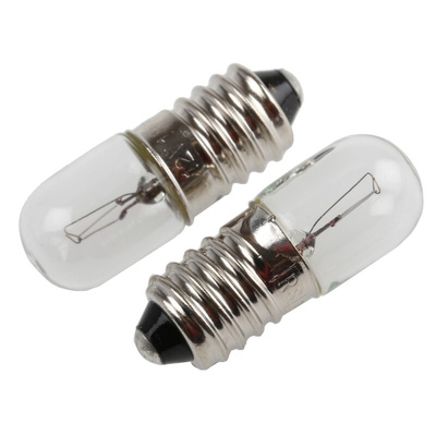 RS PRO E10 Indicator Light, Clear, 12 V, 183 mA, 3000h